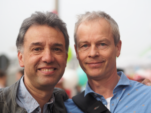 Nikolai Kreinhöfer (l.) und Jörg Wolter von Konfetti im Kopf